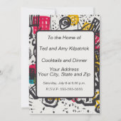 Kandinsky Small Worlds V Abstract Classic Kaart (Achterkant)