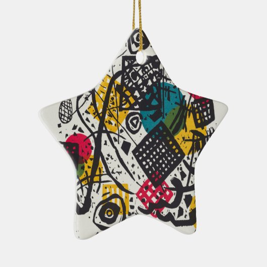 Kandinsky Small Worlds V Abstract Classic Keramisch Ornament (Rechts)