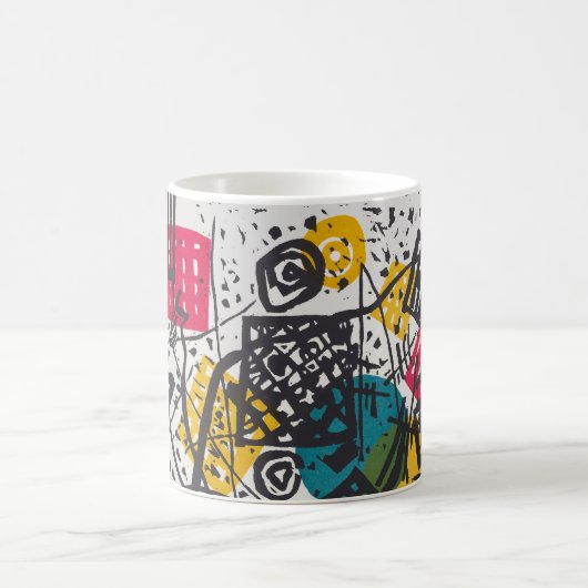 Kandinsky Small Worlds V Abstract Classic Koffiemok (Center)