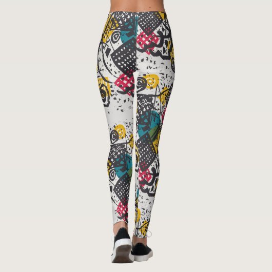 Kandinsky Small Worlds V Abstract Classic Leggings (Achterkant)