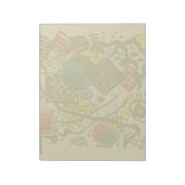 Kandinsky Small Worlds V Abstract Classic Notitieblok (Linkerzijde)