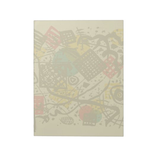 Kandinsky Small Worlds V Abstract Classic Notitieblok (Linkerzijde)