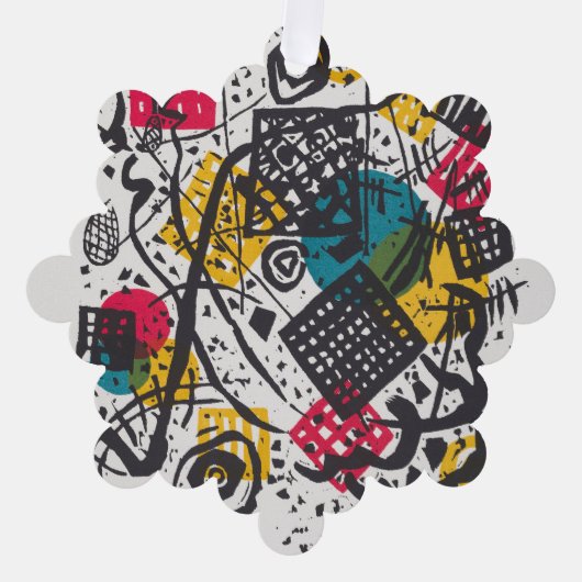 Kandinsky Small Worlds V Abstract Classic Ornament Kaart (Voorkant)