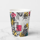 Kandinsky Small Worlds V Abstract Classic Papieren Bekers (Achterkant)