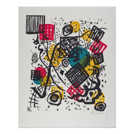 Kandinsky Small Worlds V Abstract Classic Perfect Poster (Voorkant)