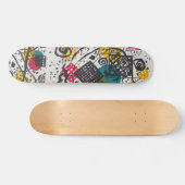 Kandinsky Small Worlds V Abstract Classic Persoonlijk Skateboard (Horizontaal)