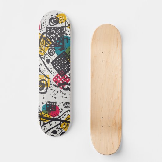 Kandinsky Small Worlds V Abstract Classic Persoonlijk Skateboard (Voorkant)
