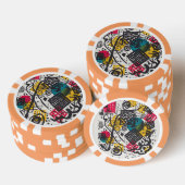 Kandinsky Small Worlds V Abstract Classic Poker Chips (Opstapeling)