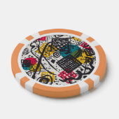 Kandinsky Small Worlds V Abstract Classic Poker Chips (Enkel)