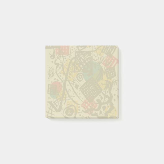 Kandinsky Small Worlds V Abstract Classic Post-it® Notes (Voorkant)