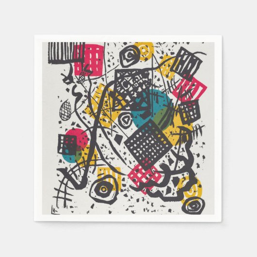 Kandinsky Small Worlds V Abstract Classic Servet (Voorkant)