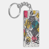Kandinsky Small Worlds V Abstract Classic Sleutelhanger (Voorkant Links)