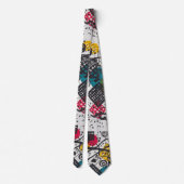 Kandinsky Small Worlds V Abstract Classic Stropdas (Achterkant)