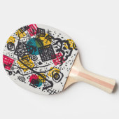 Kandinsky Small Worlds V Abstract Classic Tafeltennisbatje (Zijkant)