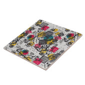 Kandinsky Small Worlds V Abstract Classic Tegeltje (Zijkant)