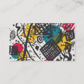 Kandinsky Small Worlds V Abstract Classic Visitekaartje (Achterkant)