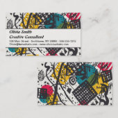 Kandinsky Small Worlds V Abstract Classic Visitekaartje (Voorkant / Achterkant)