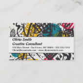 Kandinsky Small Worlds V Abstract Classic Visitekaartje (Voorkant)