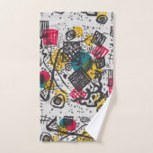 Kandinsky Small Worlds V Abstract Klassiek Bad Handdoek (Handdoek)
