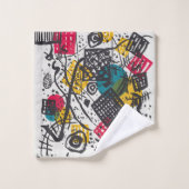 Kandinsky Small Worlds V Abstract Klassiek Bad Handdoek (Wasdoekje)