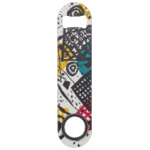 Kandinsky Small Worlds V Abstract Klassiek Speed Flessenopener (Achterkant)