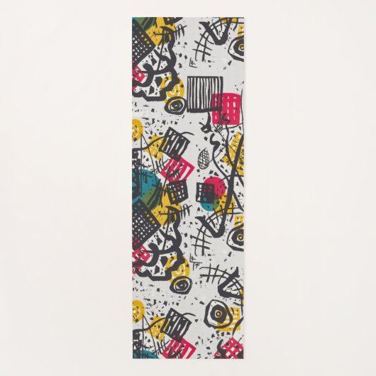 Kandinsky Small Worlds V Abstract Klassiek Yogamat (Voorkant)