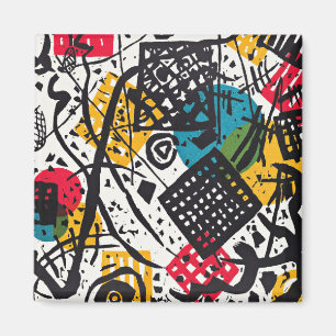 Kandinsky - Small Worlds V, abstracte kunst Magneet