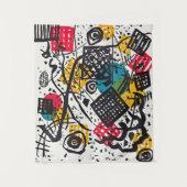 Kandinsky - Small Worlds V, abstracte kunst Wandkleed (Voorkant)