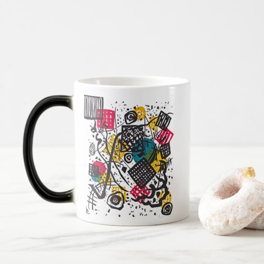 Kandinsky Small Worlds V Bauhaus Art Mug Magische Mok (Met donut)