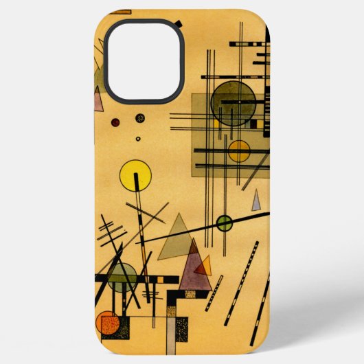 Kandinsky - Snaar, beroemd schilderij, iPhone Hoesje (Achterkant)