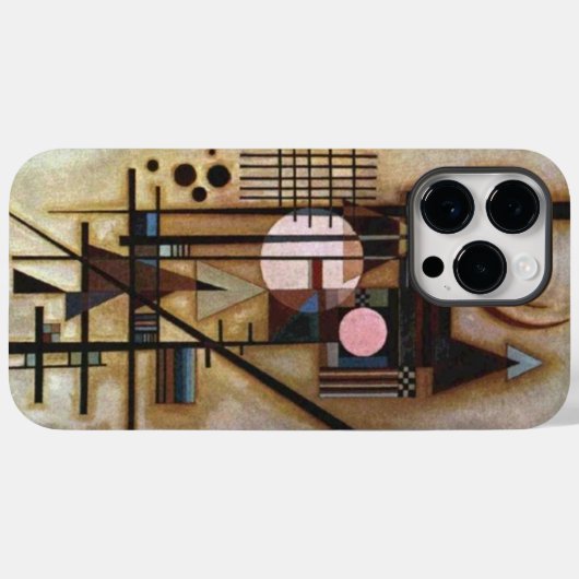 Kandinsky soft Construction Abstract Art Case-Mate iPhone Case (Achterkant (horizontaal))