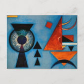 Kandinsky Soft Hard Abstract Briefkaart (Voorkant)