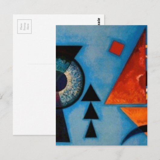 Kandinsky Soft Hard Abstract Briefkaart (Voorkant / Achterkant)