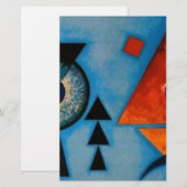 Kandinsky Soft Hard Abstract Briefpapier (Voorkant / Achterkant)