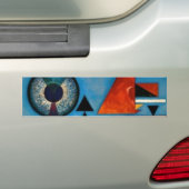 Kandinsky Soft Hard Abstract Bumpersticker (Op auto)