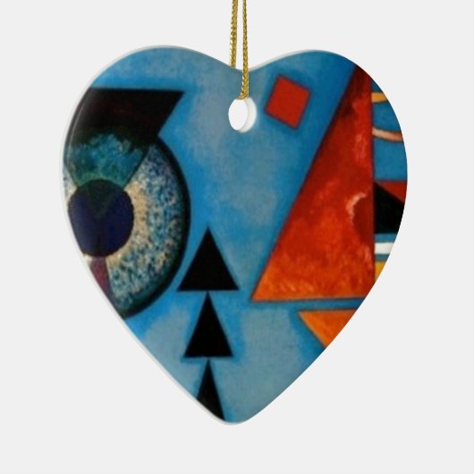 Kandinsky Soft Hard Abstract Keramisch Ornament (Rechts)