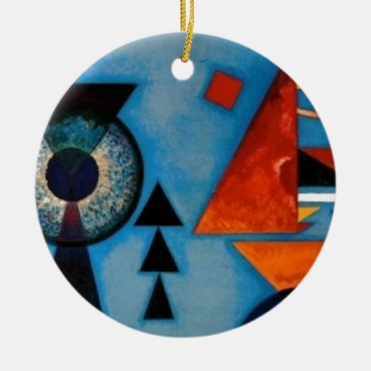 Kandinsky Soft Hard Abstract Keramisch Ornament (Voorkant)