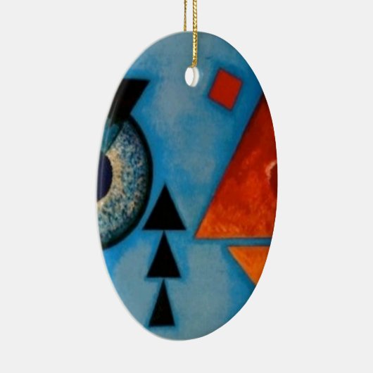 Kandinsky Soft Hard Abstract Keramisch Ornament (Rechts)