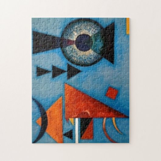 Kandinsky Soft Hard Abstract Legpuzzel (Verticaal)