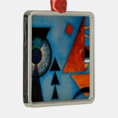 Kandinsky Soft Hard Abstract Metalen Ornament (Rechts)