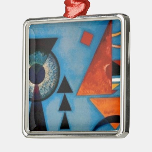 Kandinsky Soft Hard Abstract Metalen Ornament (Links)