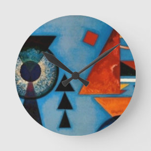 Kandinsky Soft Hard Abstract Ronde Klok