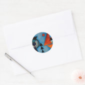 Kandinsky Soft Hard Abstract Ronde Sticker (Envelop)
