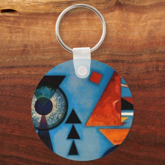 Kandinsky Soft Hard Abstract Sleutelhanger (Voorkant)