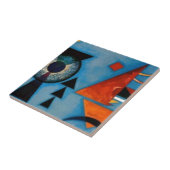 Kandinsky Soft Hard Abstract Tegeltje (Zijkant)