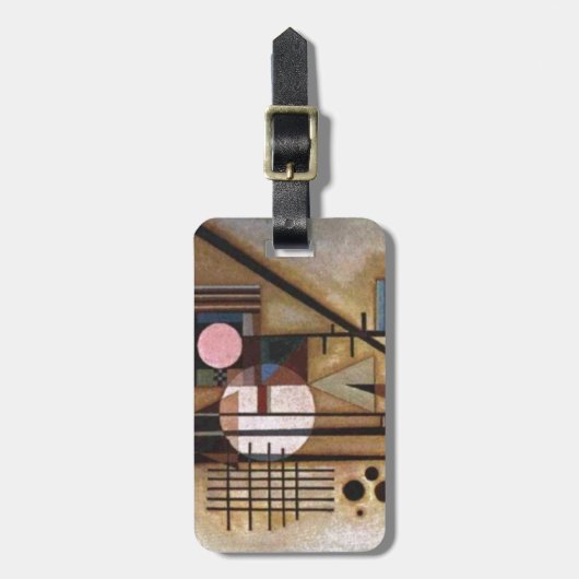 Kandinsky Softed Construction Bagagelabel (Voorkant verticaal)