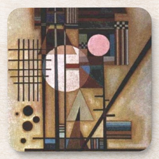 Kandinsky Softed Construction Bier Onderzetter (Voorkant)