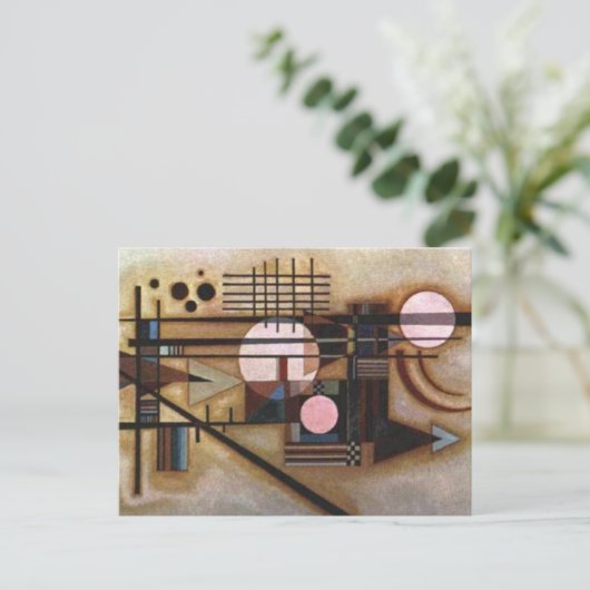 Kandinsky Softed Construction Briefkaart (Staand voorkant)