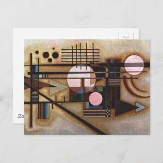 Kandinsky Softed Construction Briefkaart (Voorkant / Achterkant)