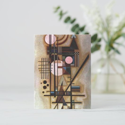 Kandinsky Softed Construction Briefkaart (Staand voorkant)